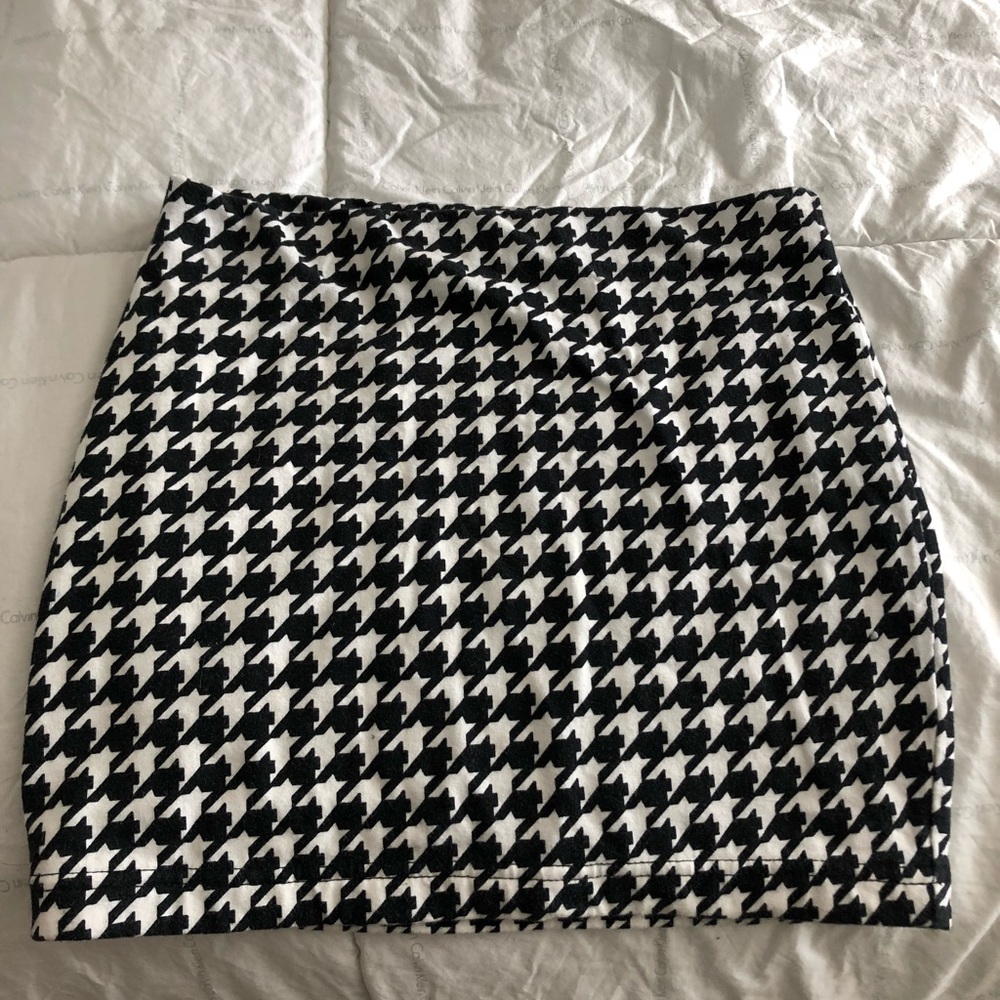 Black and white skirt